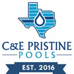 C & E Pristine Pools Logo