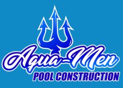Aqua-Men Pool Construction Logo
