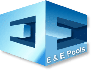 E & E Pools Logo