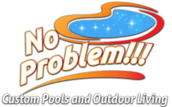 No Problem Custom Pools Logo