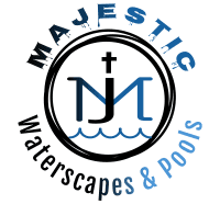 MJ Majestic Waterscapes & Pools Logo