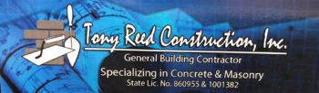 Tony Reed Construction Logo