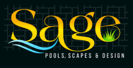 Sage Pools Scapes & Design Logo