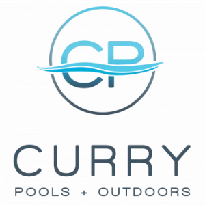 Curry Pools + Outdoors Logo