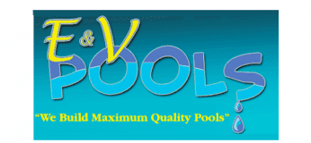 E & V Pools Logo