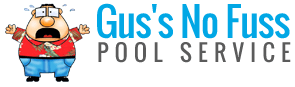 Gus's No Fuss Pool Service Logo