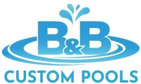 B & B Custom Pools Logo