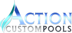 Action Custom Pools Logo