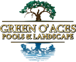 Green O'Aces Pools & Landscape Logo