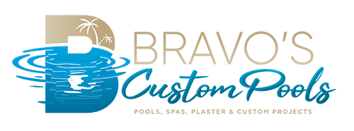 Bravo's Custom Pools Logo