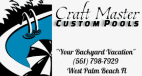  Craft Master Custom Pools Logo