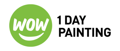 Wow 1 Day Painting Logo