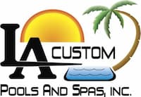 L.A. Custom Pools and Spas Logo