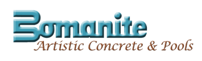 Bomanite Artistic Concrete & Pools Logo