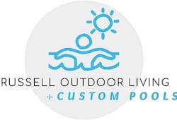 Russell Outdoor Living + Custom Pools Logo