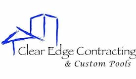 Clear Edge Contracting & Custom Pools Logo