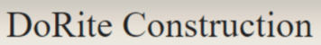 DoRite Construction Logo