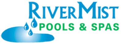 RiverMist Pools & Spas Logo