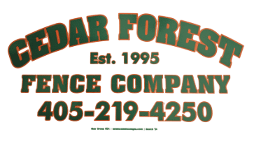Cedar Forest Fence Company  Logo