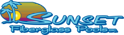 Sunset Fiberglass Pools Logo