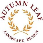 Autumn Leaf Landscape Design Logo