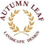 Autumn Leaf Landscape Design Logo