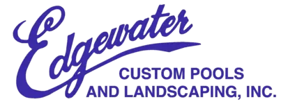 Edgewater Custom Pools and Landscaping, Inc.  Logo