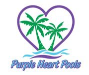 Purple Heart Pools Logo