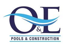 O & E Pools and Construction Logo